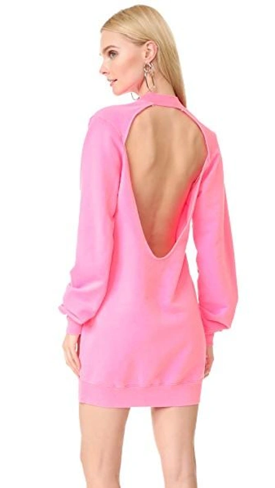 Shop Cotton Citizen Milan Backless Mini Dress In Pink