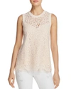 GENERATION LOVE Sleeveless Lace Top,2451756NUDE
