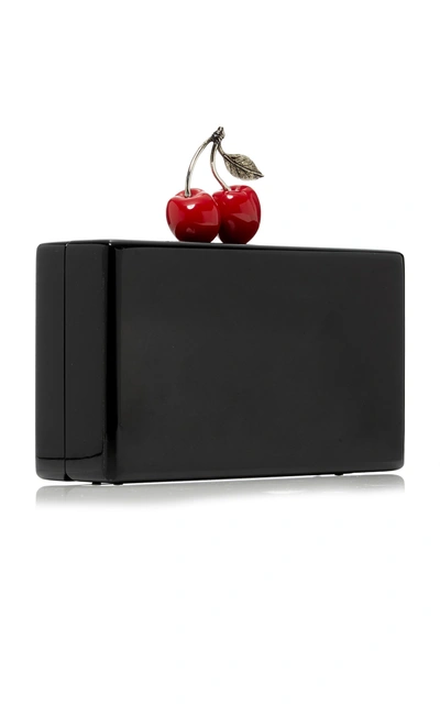 Shop Edie Parker Jean Cherry-topped Acrylic Clutch