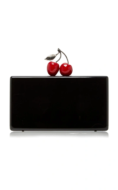 Shop Edie Parker Jean Cherry-topped Acrylic Clutch