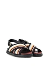 MARNI Marni Neoprene And Leather Fussbett Sandals,FBMSW23G0100R30