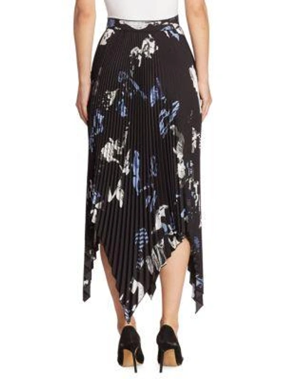 Shop Proenza Schouler Pleated Handkerchief Skirt In Black