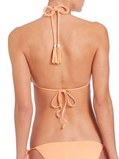 Shop Lazul Nubia Braided Triangle Bikini Top In Xarcu