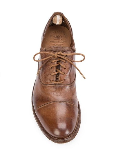 Shop Officine Creative Lexikon Oxford Shoes - Brown