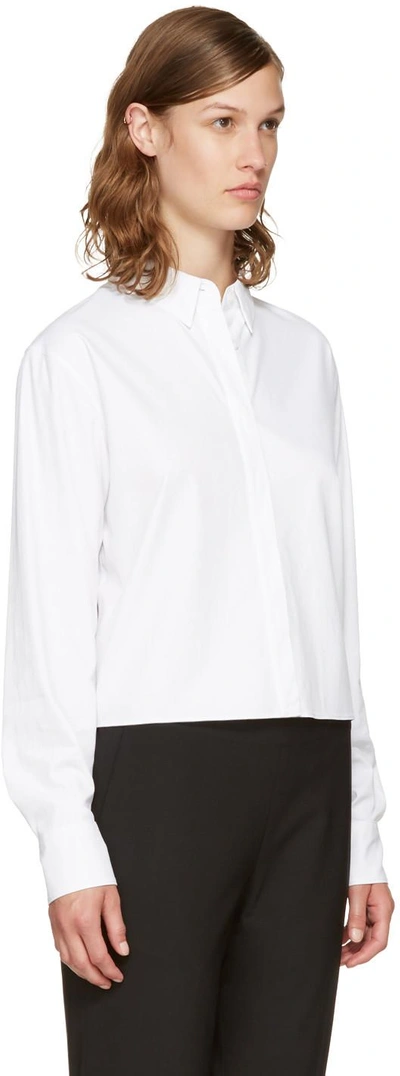Shop Rag & Bone Rag And Bone Reversible White Calder Shirt In 100 White