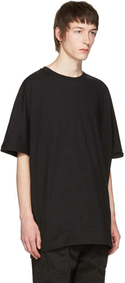 Shop Helmut Lang Black Uni Sleeve T-shirt