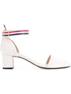 THOM BROWNE ankle strap pumps,КОЖА100%