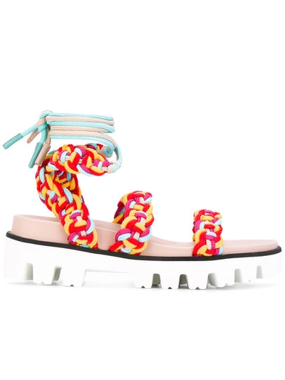 Red Valentino Woven Sandals