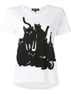 MARKUS LUPFER cat print T-shirt,MACHINEWASH