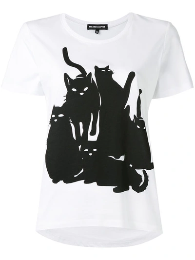 Markus Lupfer Cat Print T-shirt