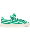 PORTS 1961 striped sneakers,RUBBER100%