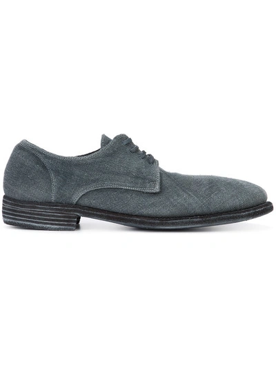 Guidi Casual Derby Shoes In Grey