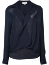 L Agence L'agence Rita Blouse In Blue In Midnight