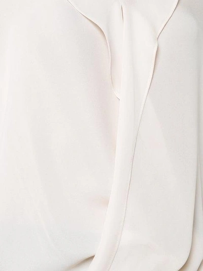 Shop L Agence L'agence Twisted Shirt - Neutrals