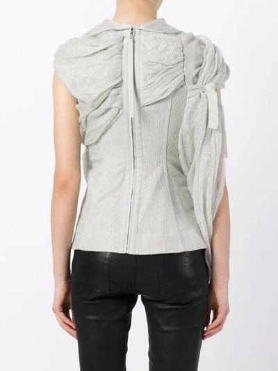 Shop Rick Owens Branch Top In Grey