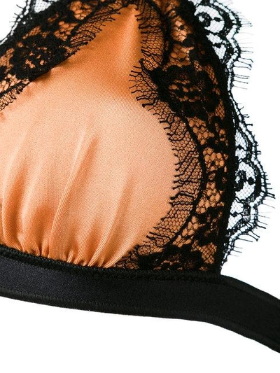 Shop Oseree Travaille Lace Trim Bikini Set In Neutrals