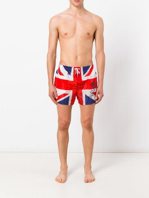 union jack swimming shorts