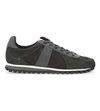 SANDRO TX-03 leather & suede lace-up trainers