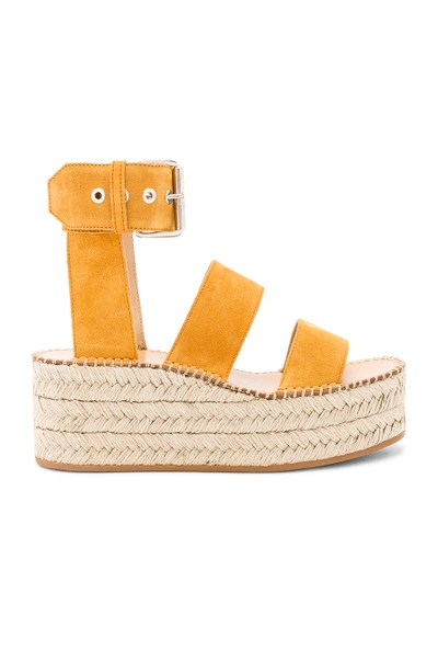 Shop Rag & Bone Tara Sandal In Marigold Suede