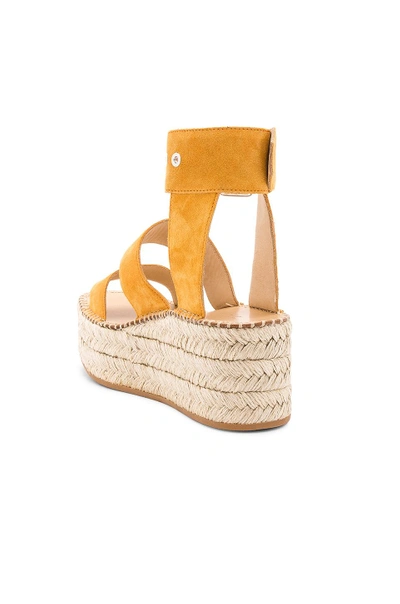 Shop Rag & Bone Tara Sandal In Marigold Suede