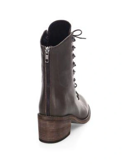 Shop Ld Tuttle The Below Mid Calf Leather Boots In Brown
