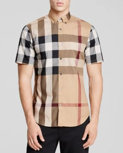 Burberry Down Shirt In Carmel