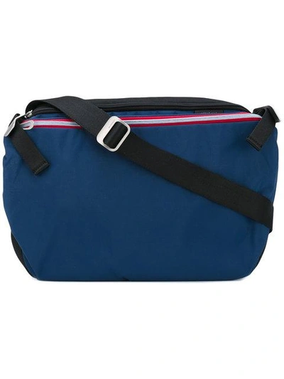 Shop Côte And Ciel Riss Nylon Messenger Bag In Blue