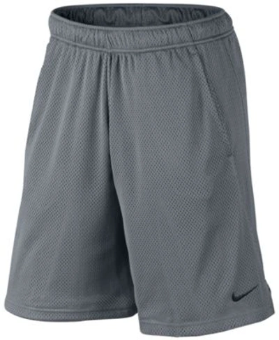 Nike Men&#039;s 9&#034; Dri-fit Mesh Training Shorts In Cool Grey