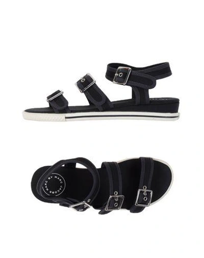 Shop Marc By Marc Jacobs Sandals In Black