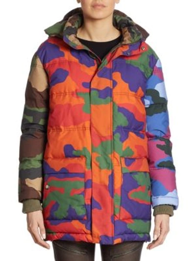 Moschino Camouflage Padded Jacket