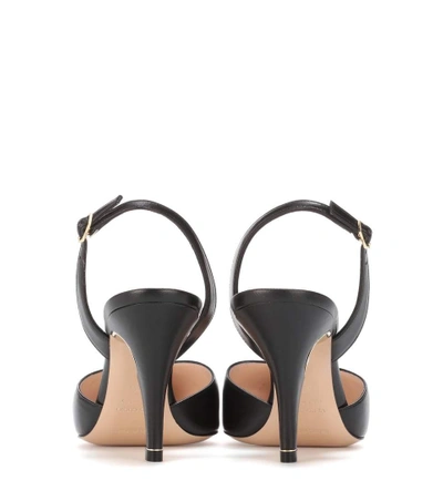 Shop Nicholas Kirkwood Penelope Pearl Leather Slingback Pumps In Black