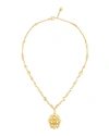 CHANEL LION NECKLACE IN 18K YELLOW GOLD,PROD122670098