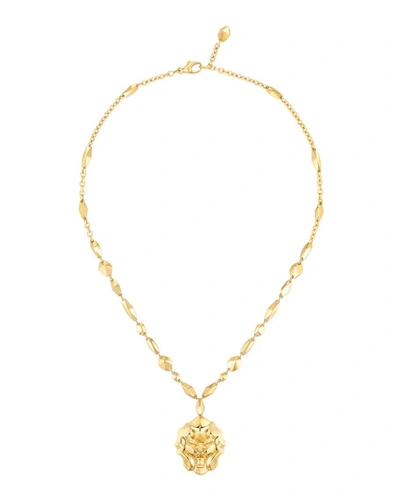 Chanel Lion Necklace In 18k Yellow Gold