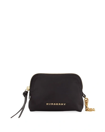 Burberry Small Nylon Pouch Bag Black ModeSens