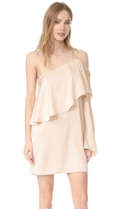 C/meo Collective Nothing Even Matters Mini Dress In Chalk
