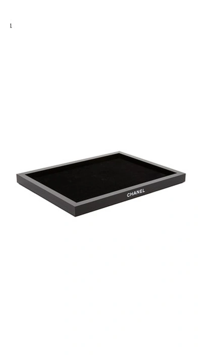 What Goes Around Comes Around Chanel Vanity Tray In Black