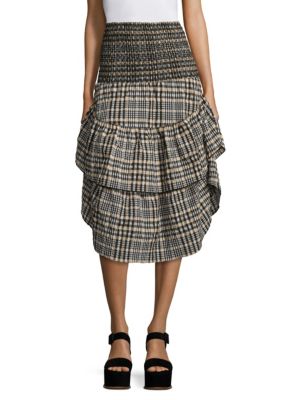 ganni charron skirt