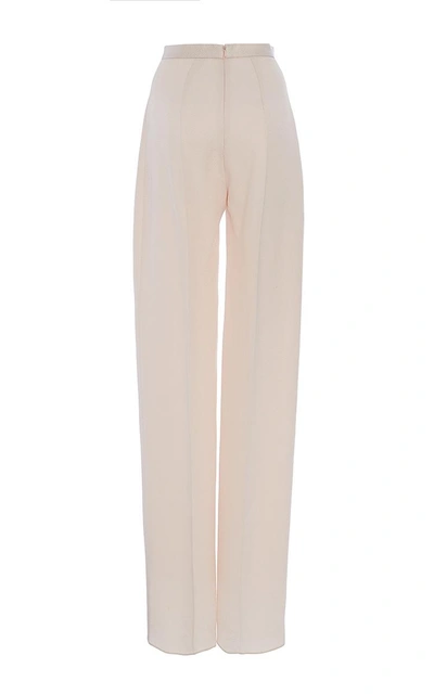 Shop Brandon Maxwell Pebbled Jacquard Classic Trouser