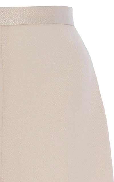 Shop Brandon Maxwell Pebbled Jacquard Classic Trouser