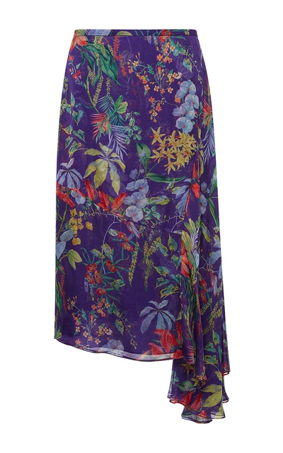Rochas Jungle Floral Skirt