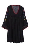 ULLA JOHNSON Masha Embroidered Dress