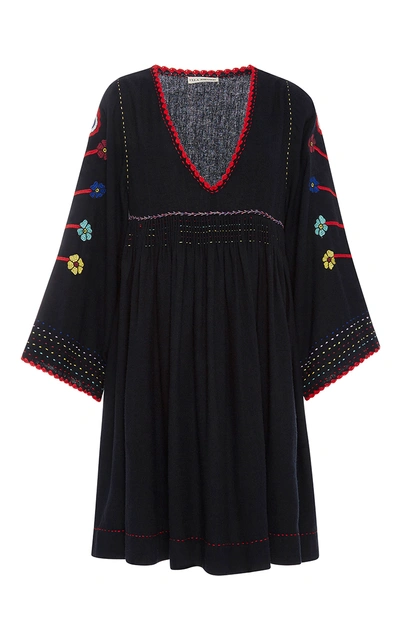Shop Ulla Johnson Masha Embroidered Dress