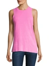 Cotton Citizen Amsterdam Boyfriend Tank Top In Pink