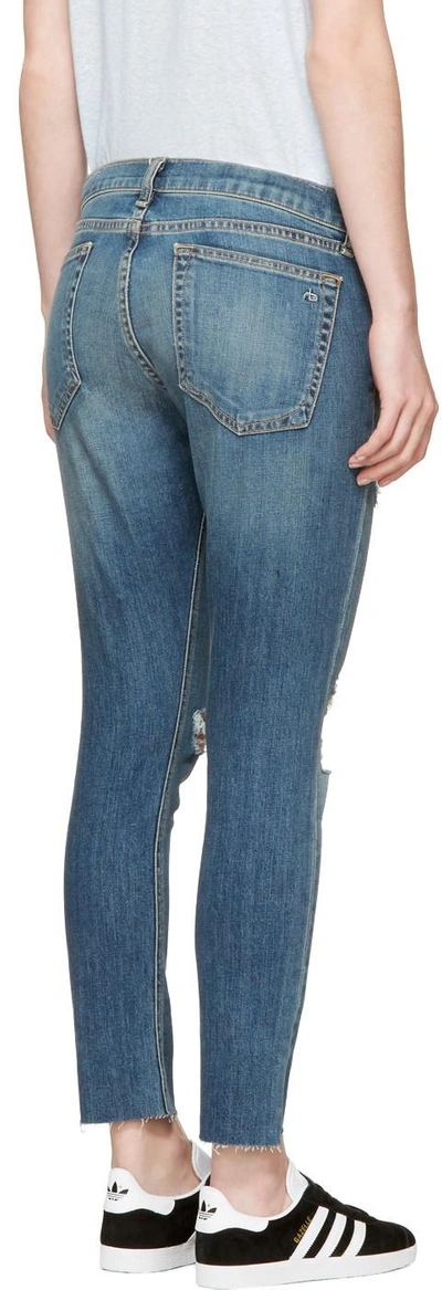 Shop Rag & Bone Blue Dre Capri Jeans