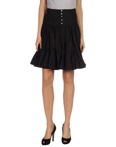 Isabel Marant Knee Length Skirt In Black