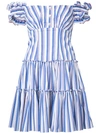 CAROLINE CONSTAS Maria striped dress,DRYCLEANONLY