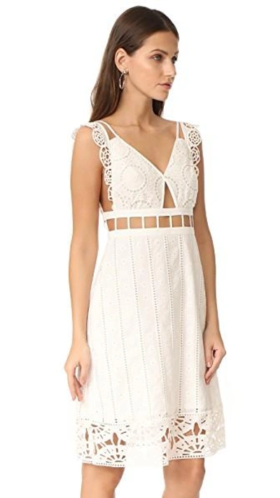 Shop Opening Ceremony Anglaise Babydoll Dress In White