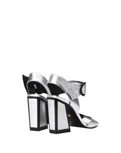 Shop Kat Maconie Sandals In Silver