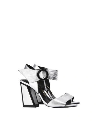 Shop Kat Maconie Sandals In Silver