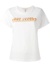 Marc Jacobs Ivory Classic Logo T-shirt In Black